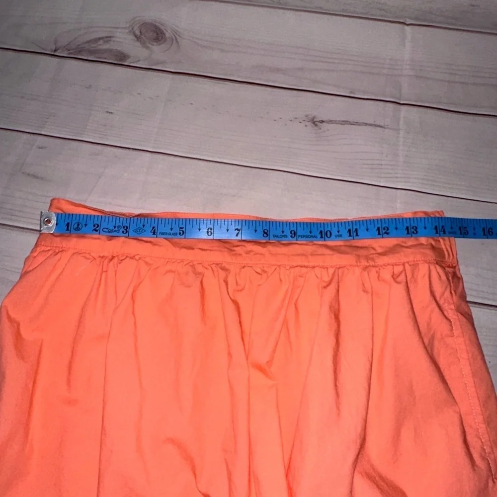 a new day Peach Midi Skirt Size Medium Church School Office Lightweight Cutr
